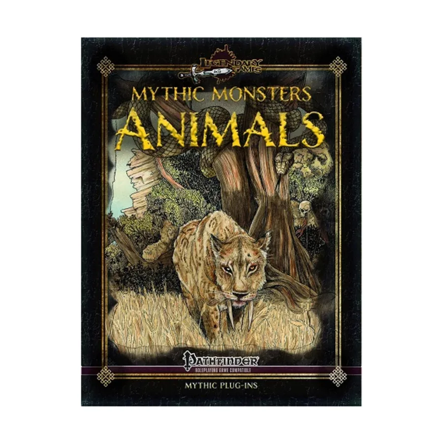 

Mythic Monsters #28 - Animals, Pathfinder 1st Edition - Mythic Monsters (Legendary Games), мягкая обложка