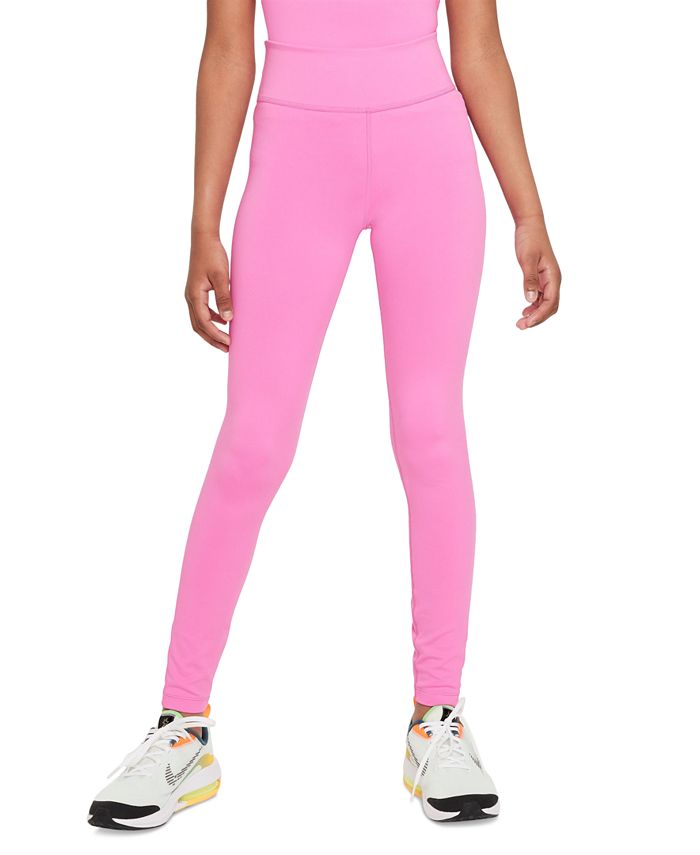 Леггинсы для девочек Dri-FIT One Nike, розовый кроссовки для девочек gsd one lk g розовый