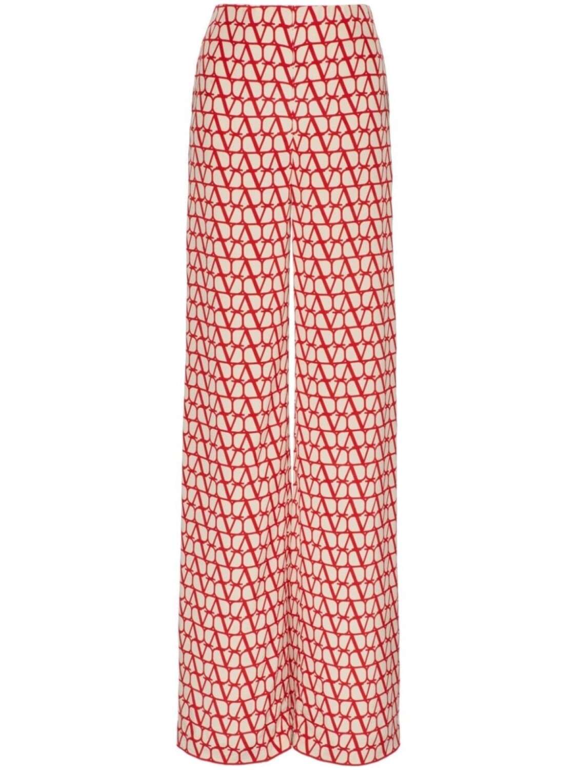 

Valentino Garavani шелковые брюки Toile Iconographe, красный