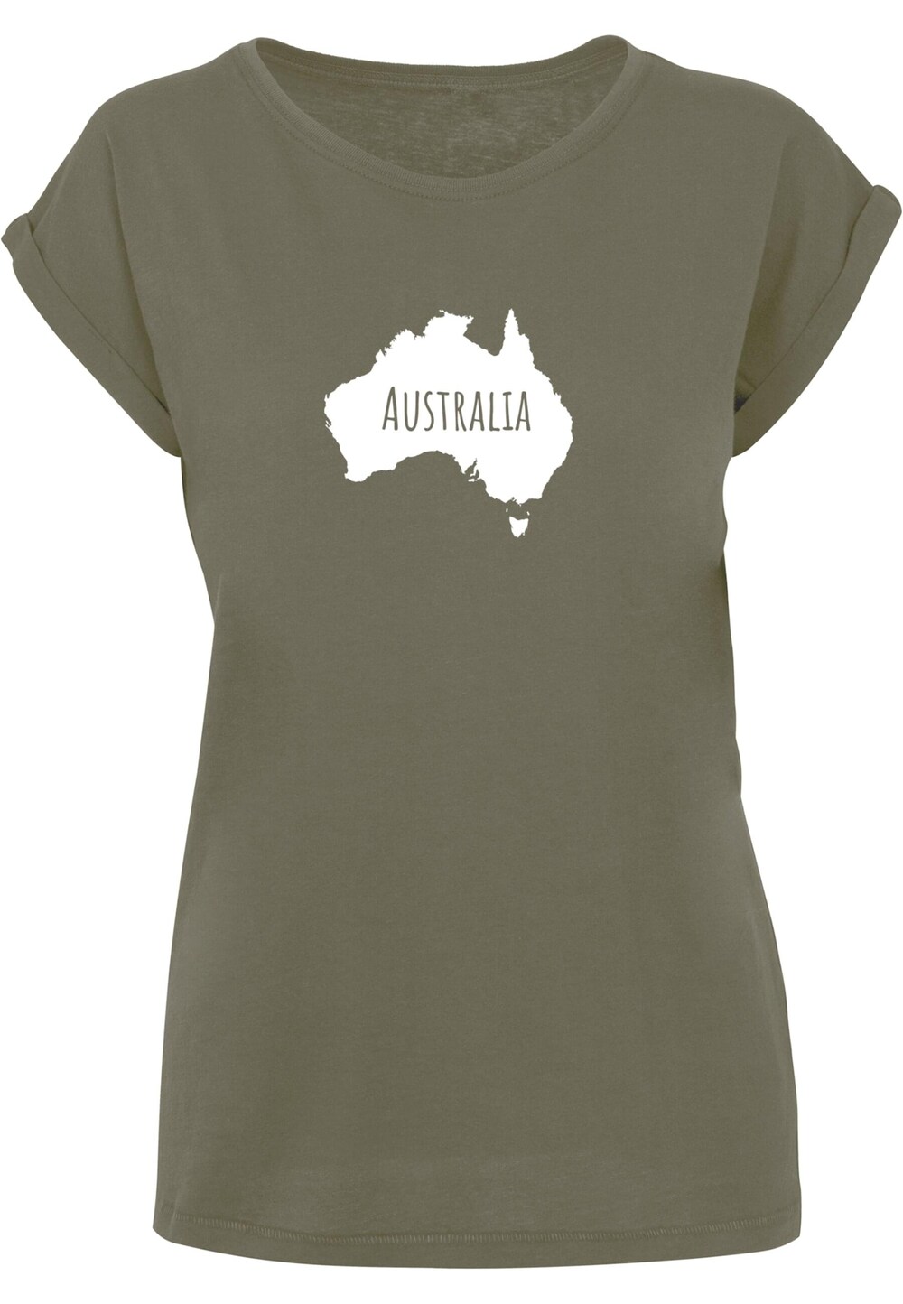 Рубашка Merchcode Australia X, оливковый