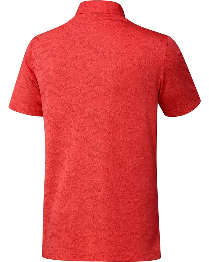 

Поло Adidas Textured Jacquard Golf Polo Shirt, цвет Bright Red