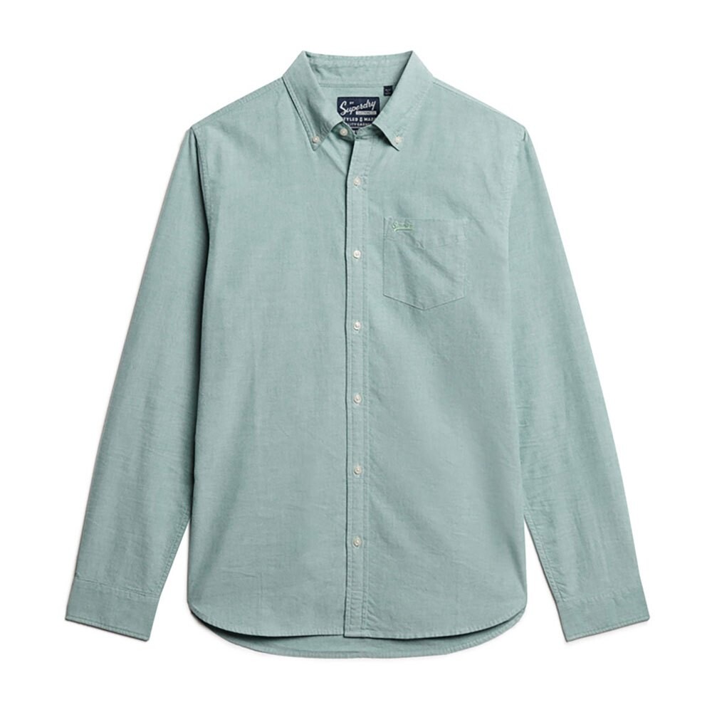

Рубашка Superdry Cotton Oxford, зеленый
