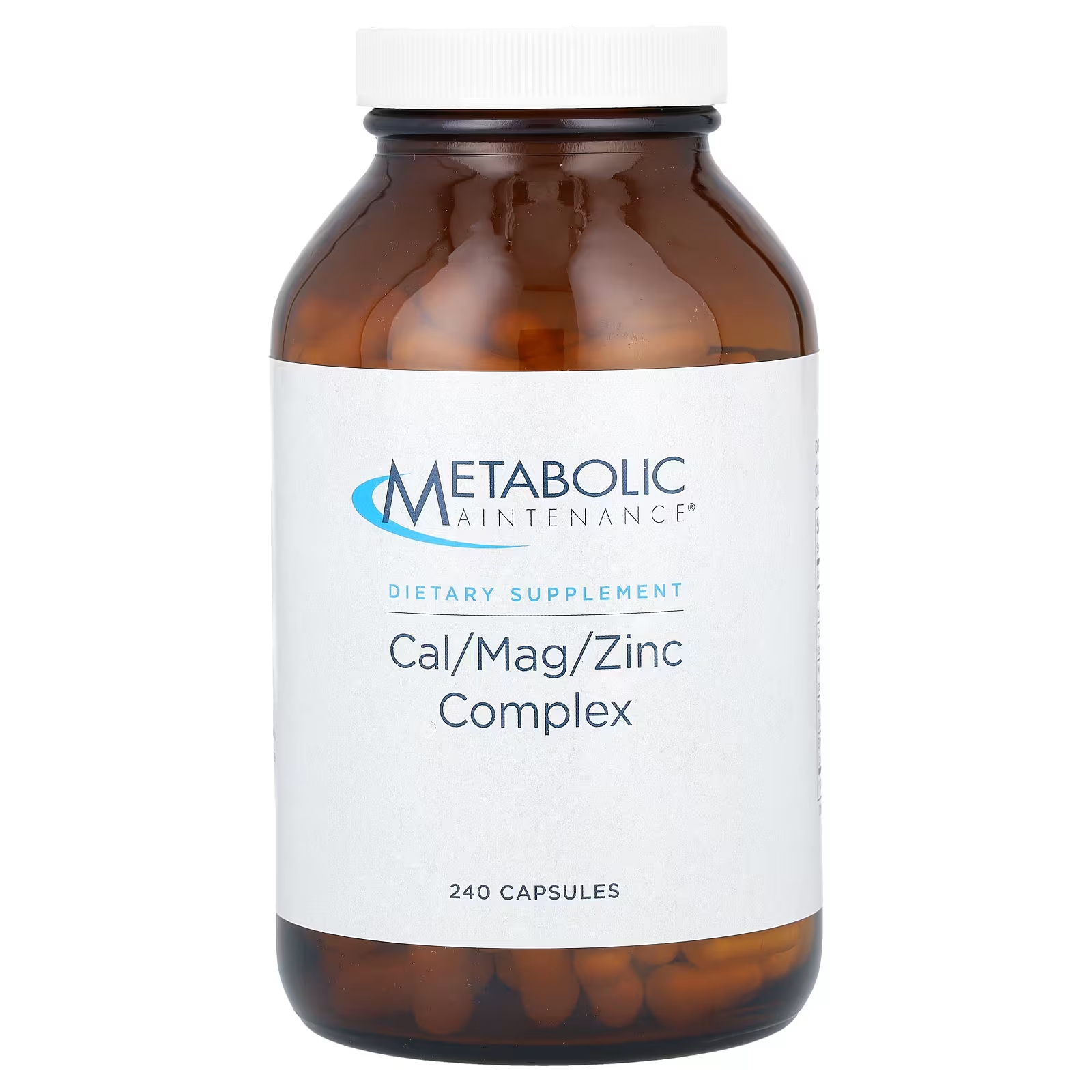 Метаболический комплекс Metabolic Maintenance Cal / Mag / Zinc, 240 капсул metabolic maintenance cal mag plus с витамином d и витамином k2 mk 7 180 капсул