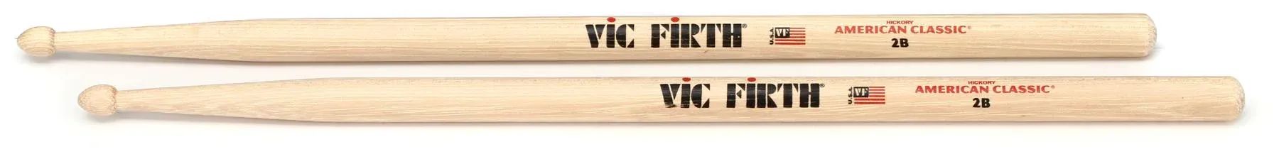 

Американские классические барабанные палочки Vic Firth - 2B - деревянный наконечник