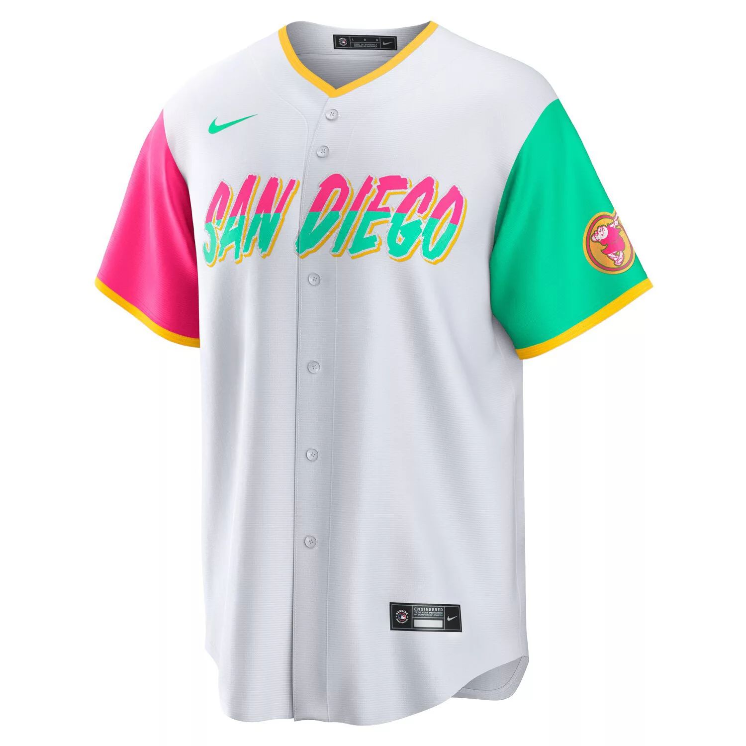 Мужская футболка Yu Darvish White San Diego Padres 2022 City Connect Replica Player Jersey Nike