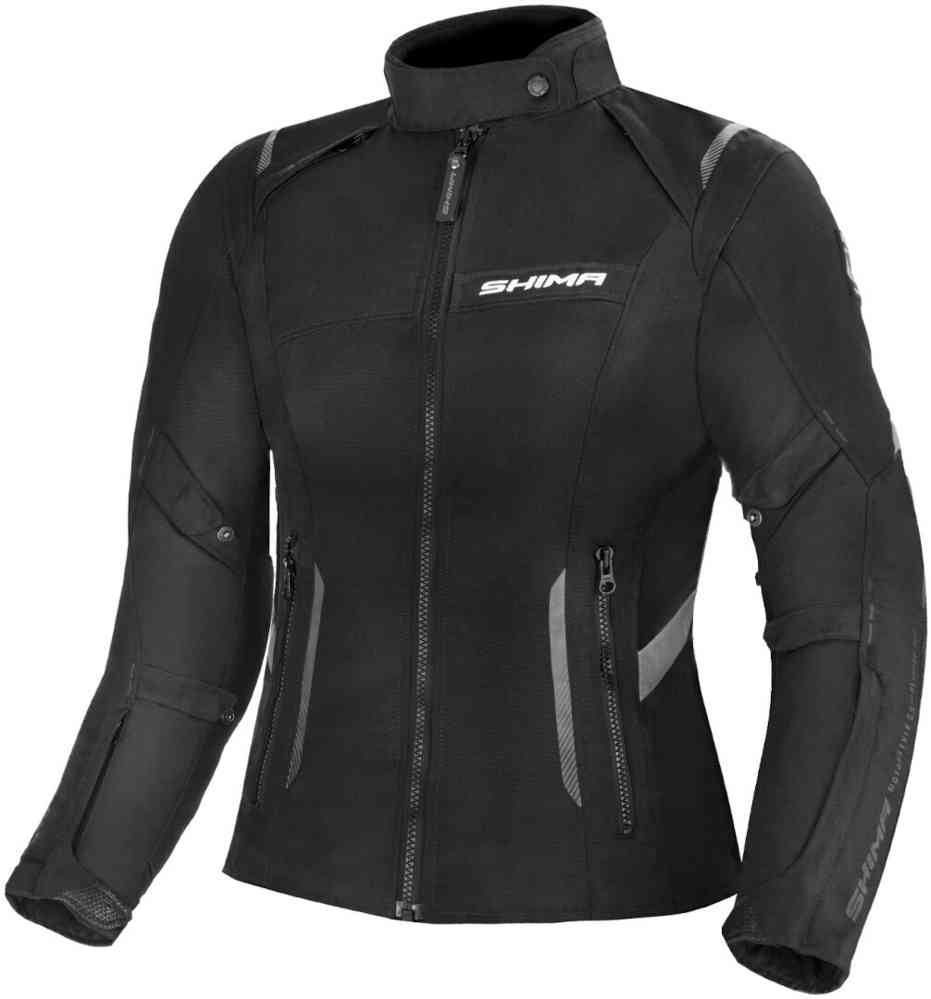 цена Водонепроницаемая женская мотоциклетная текстильная куртка Rush SHIMA, черный