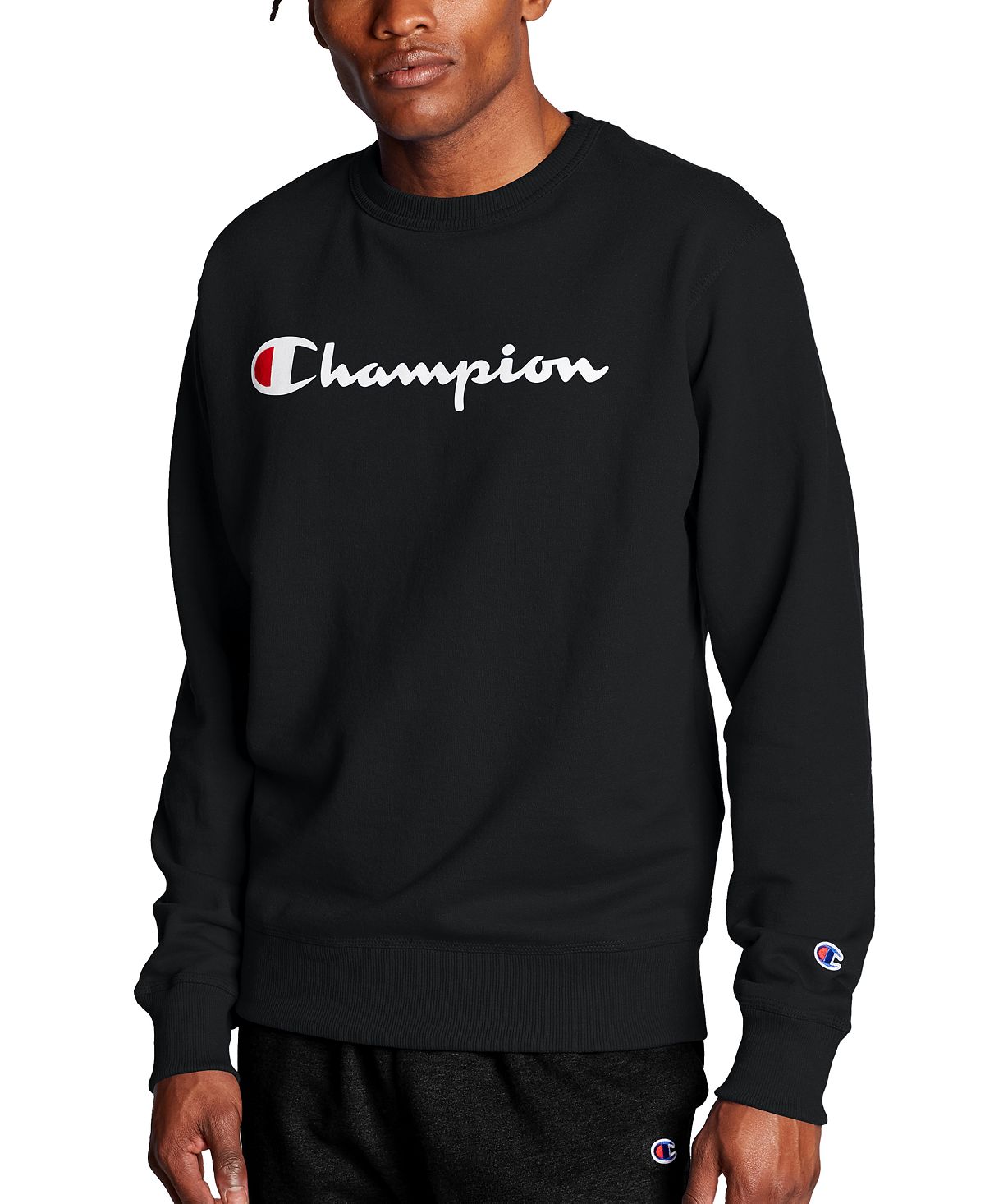 Мужской флисовый свитшот с логотипом Powerblend Champion