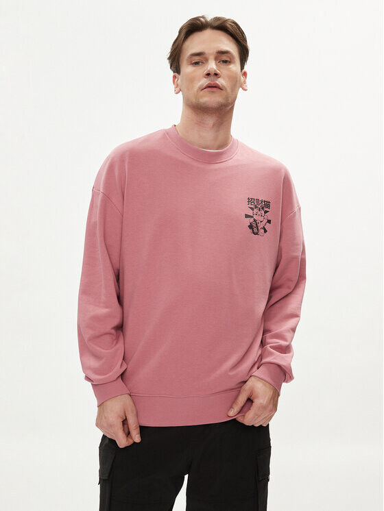 

Толстовка широкого кроя Jack&Jones, розовый