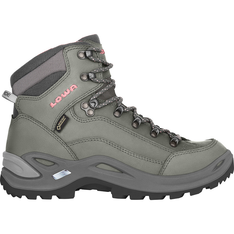 Женские туфли средней длины Renegade GTX Lowa, серый мужские водонепроницаемые походные ботинки черные ботинки для походов и горного туризма обувь для улицы для альпинизма для зимы 2022