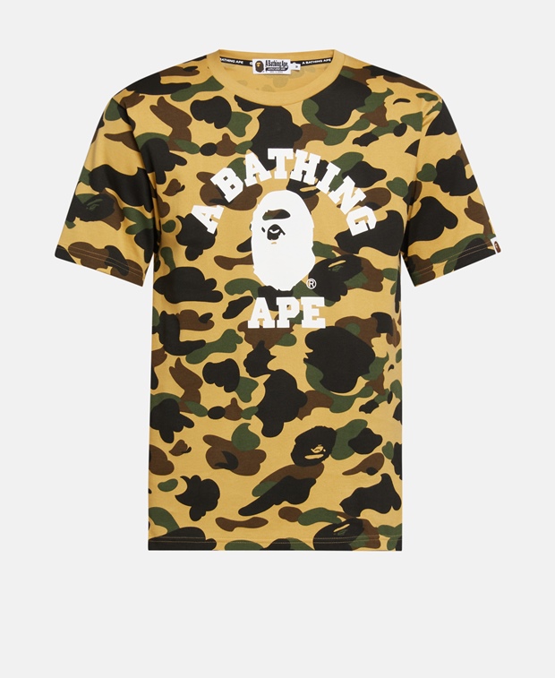 

Футболка A Bathing Ape, желтый