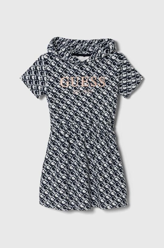 

Платье из хлопка для маленькой девочки Guess, темно-синий