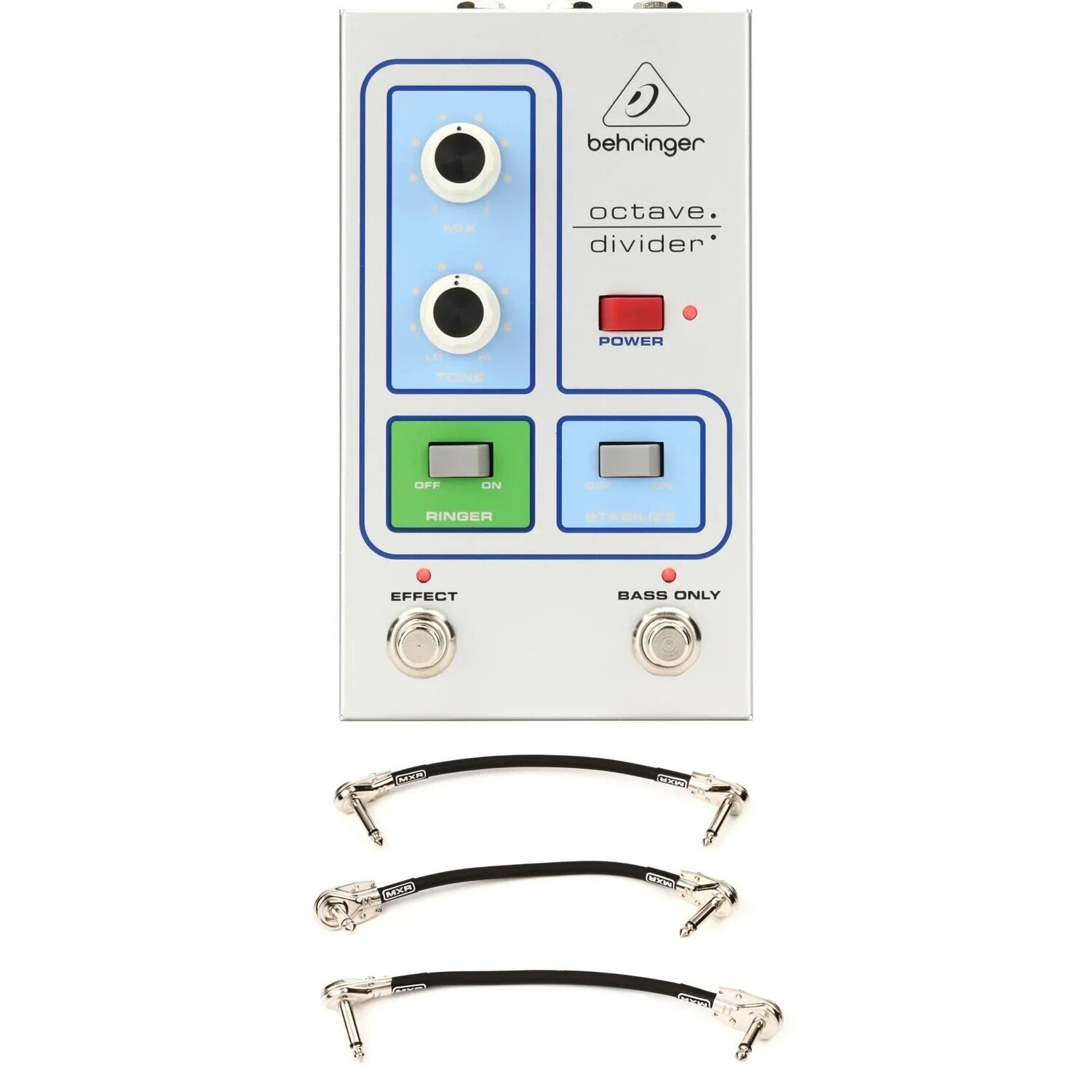 

Педаль эффектов Behringer Octave Divider с 3 патч-кабелями
