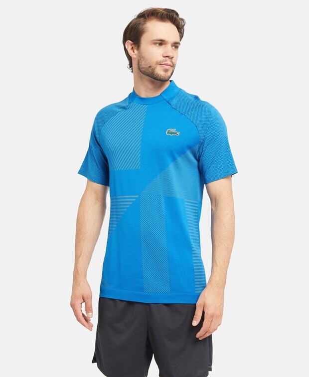 

Функциональная рубашка-поло Lacoste, королевский синий