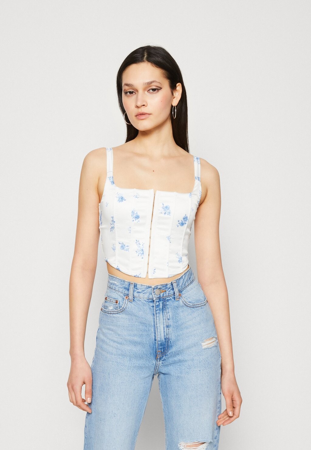 

Топ Gina Tricot, синий