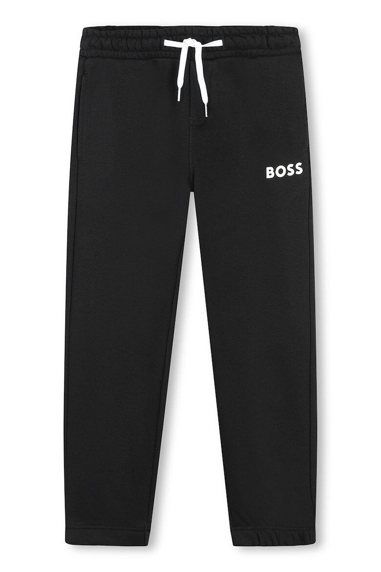 

Спортивные брюки с логотипом Boss Kidswear, черный