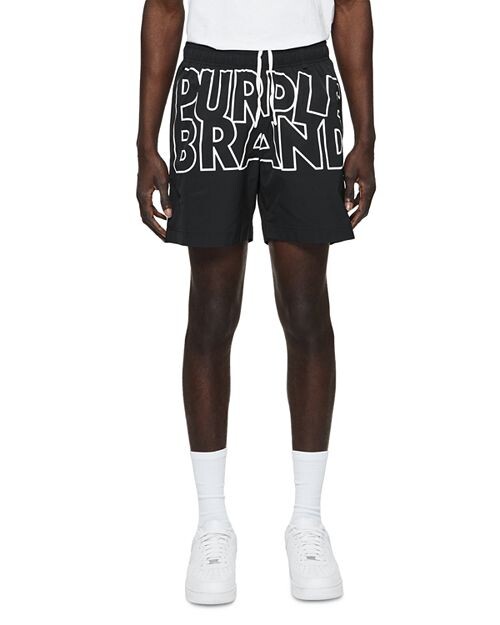 

Все вокруг короткие Purple Brand, цвет Black