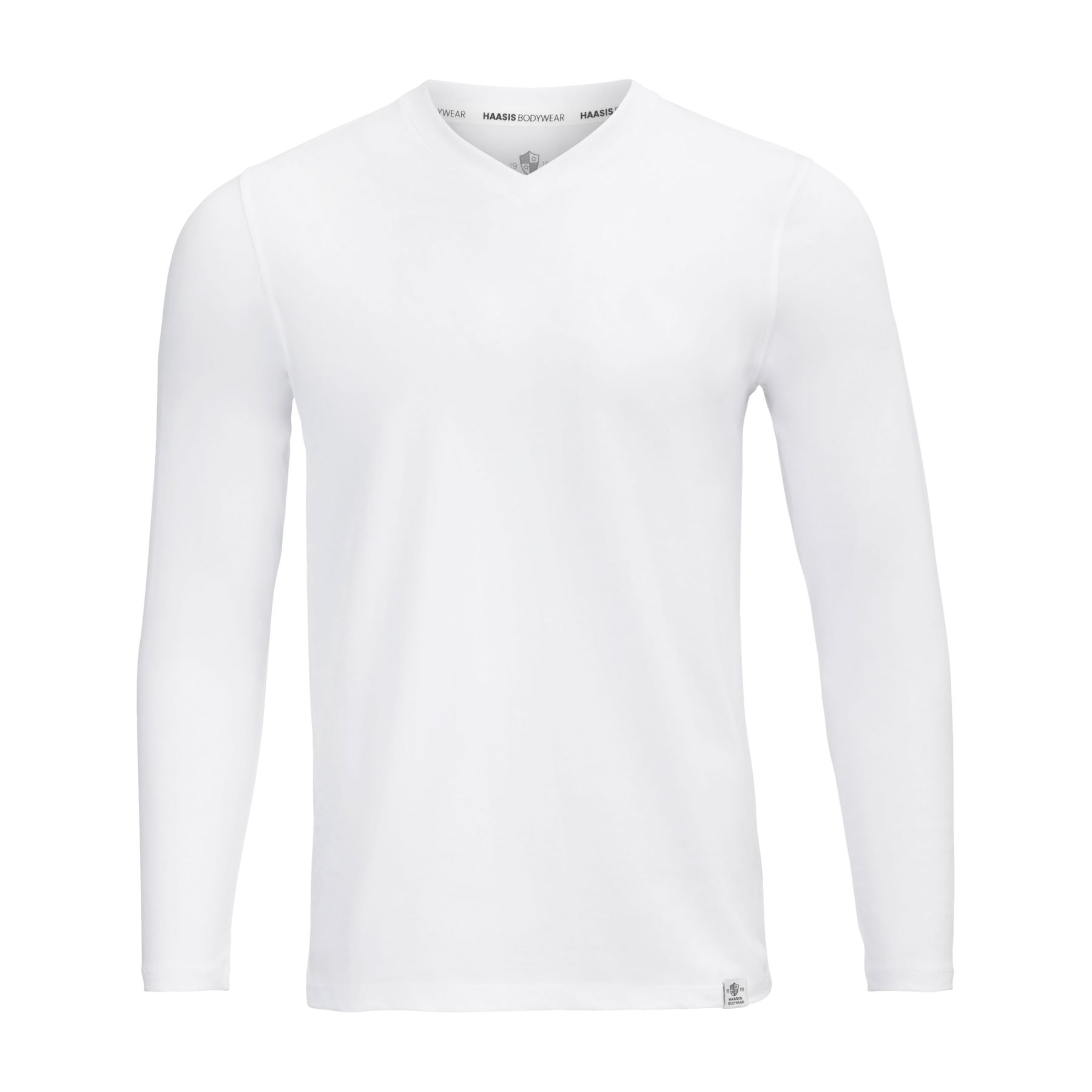 Лонгслив Haasis Bodywear Shirt V Ausschnitt, белый цена и фото