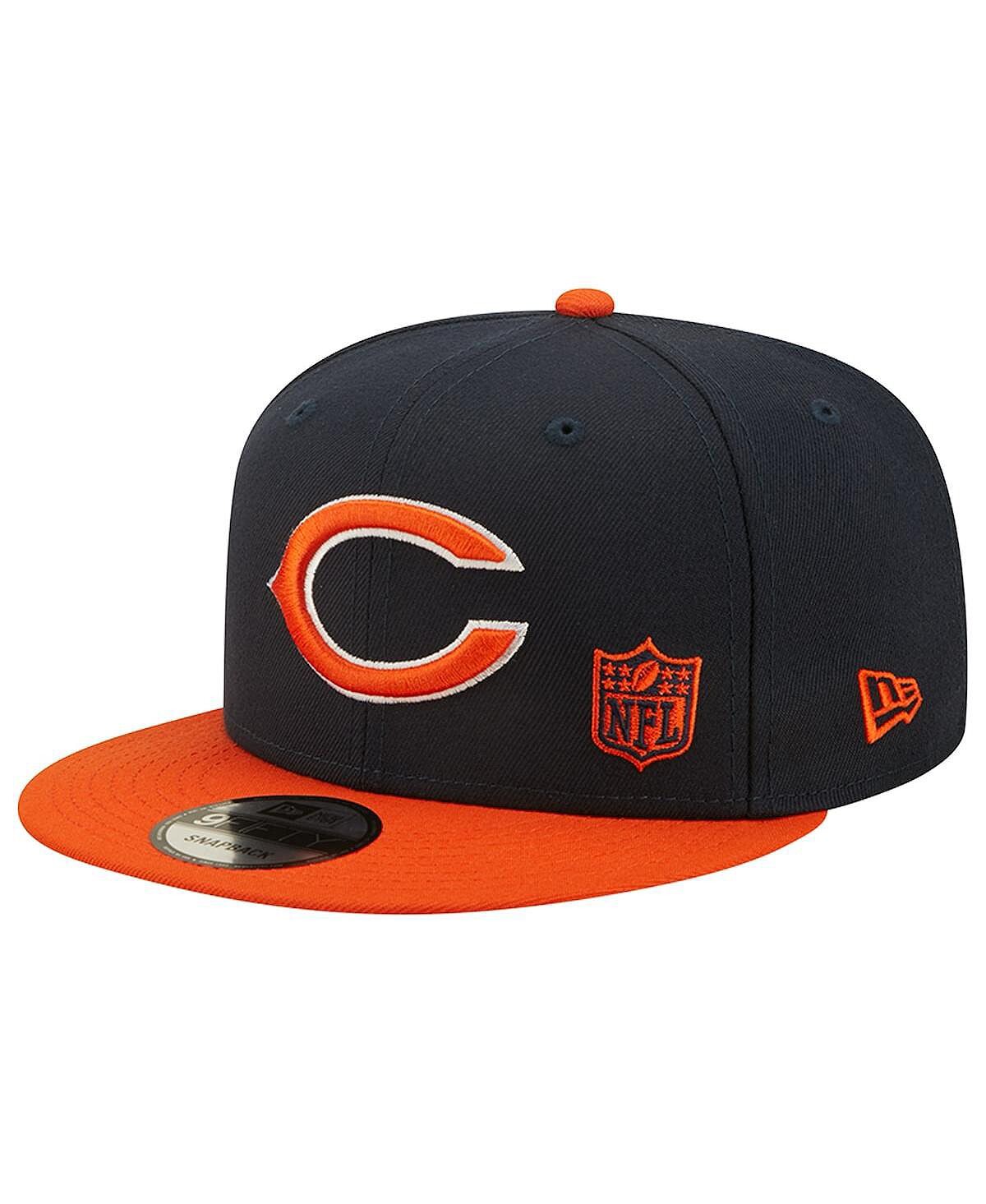 

Мужская темно-синяя оранжевая кепка Chicago Bears Flawless 9Fifty Snapback New Era