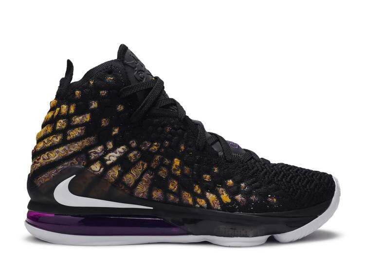 

Кроссовки Nike LEBRON 17 'LAKERS', черный