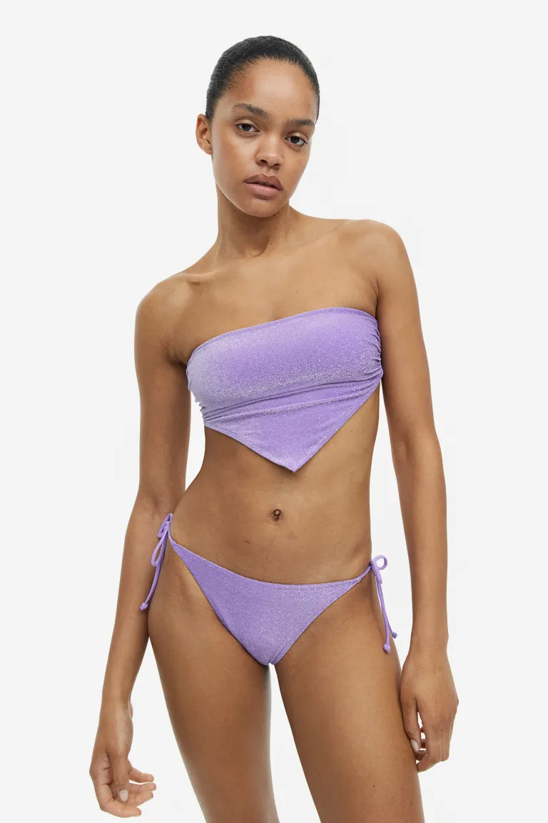 Мягкий верх купальника H&M, фиолетовый