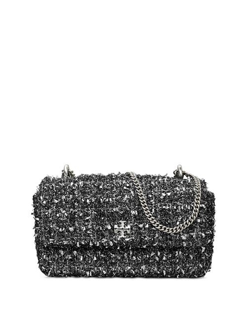 

Твидовая мини-сумка с клапаном Kira Tory Burch, цвет Black