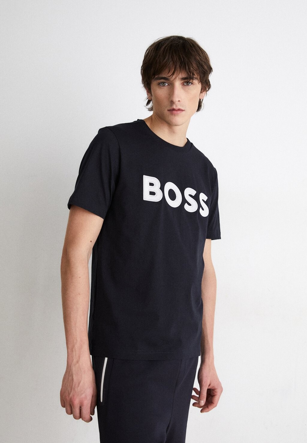 

Футболка с принтом TEE BOSS, цвет dark blue