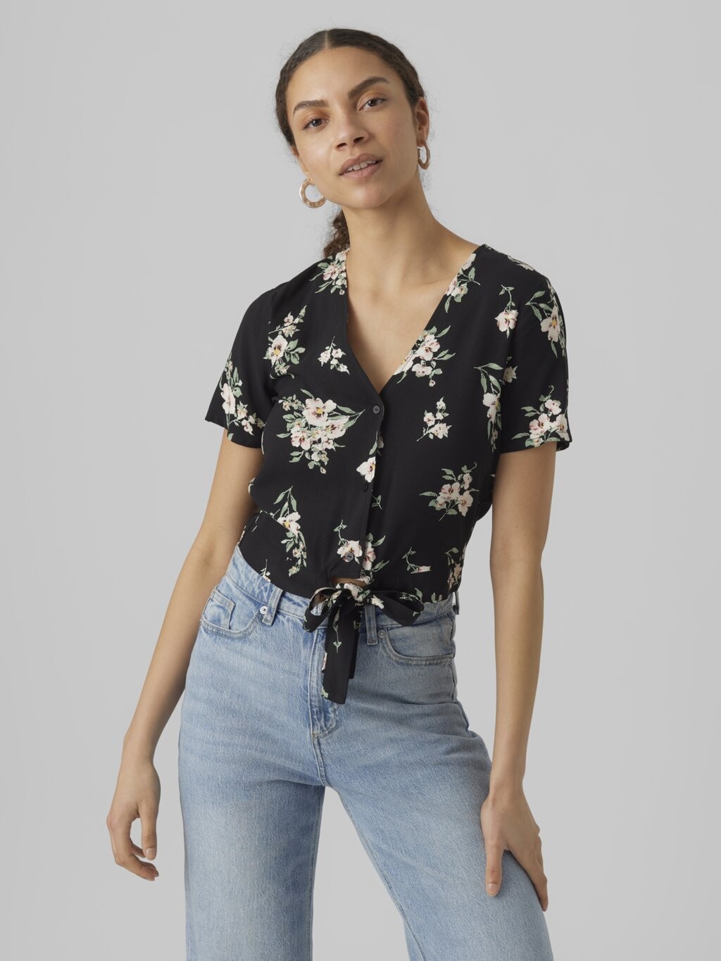 

Блузка Vero Moda, черный/разноцветный