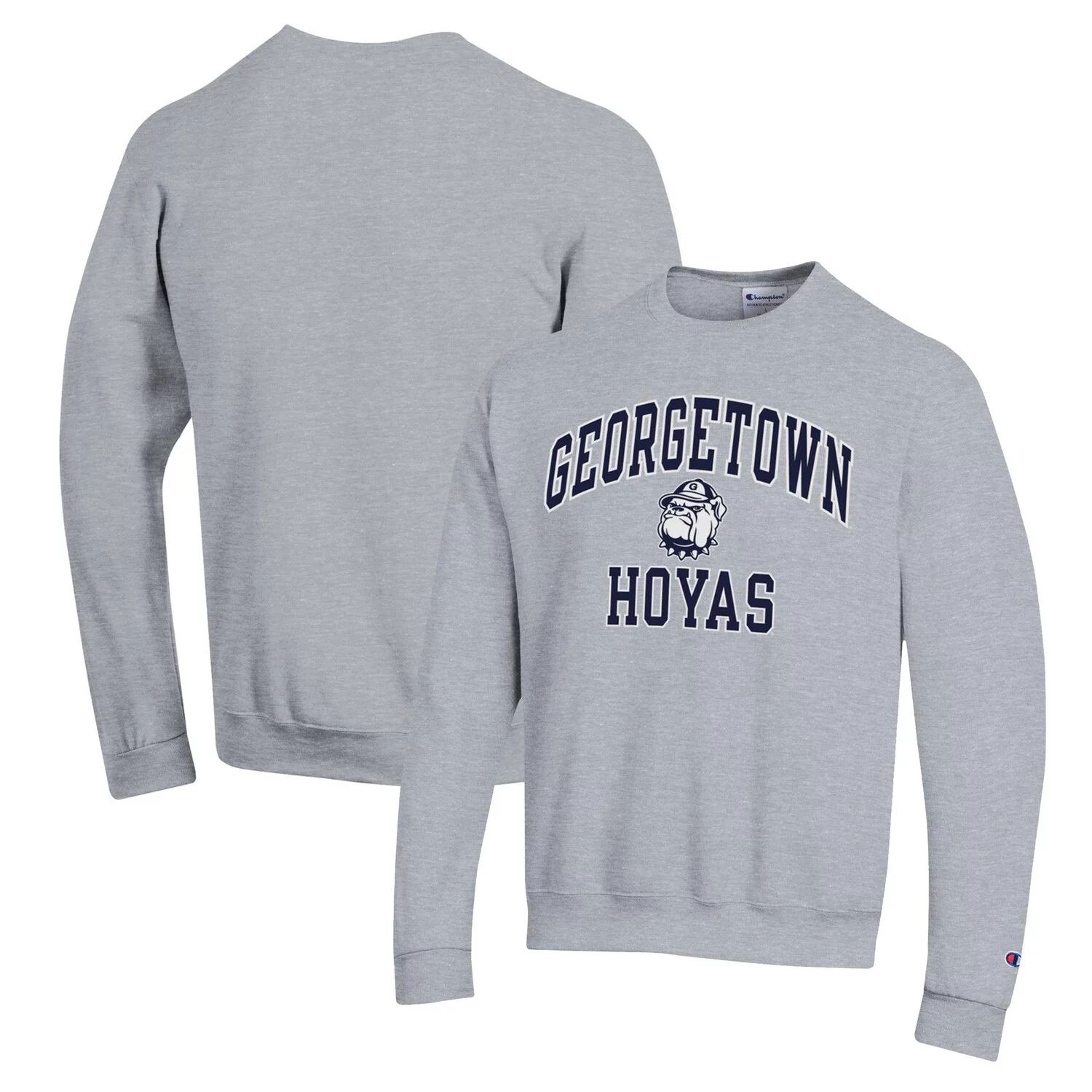 

Мужской пуловер с высоким мотором Heather Grey Georgetown Hoyas Champion