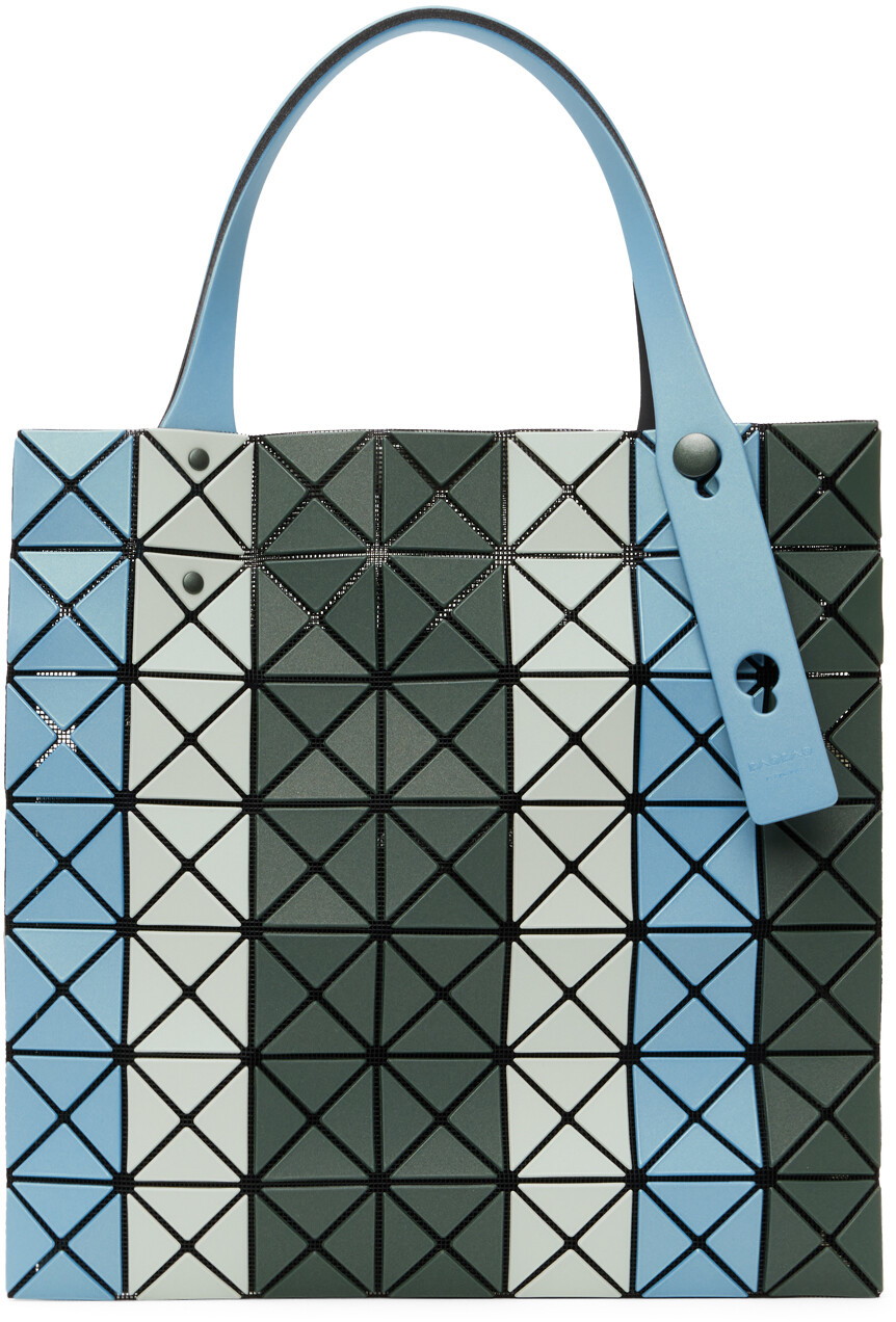 

Зелено-синяя сумка-тоут в полоску Prism BAO BAO ISSEY MIYAKE
