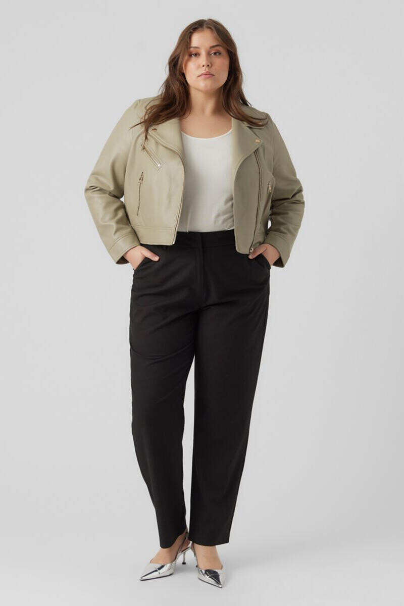 

Куртка Curve с эффектом кожи Vero Moda Curve, серый