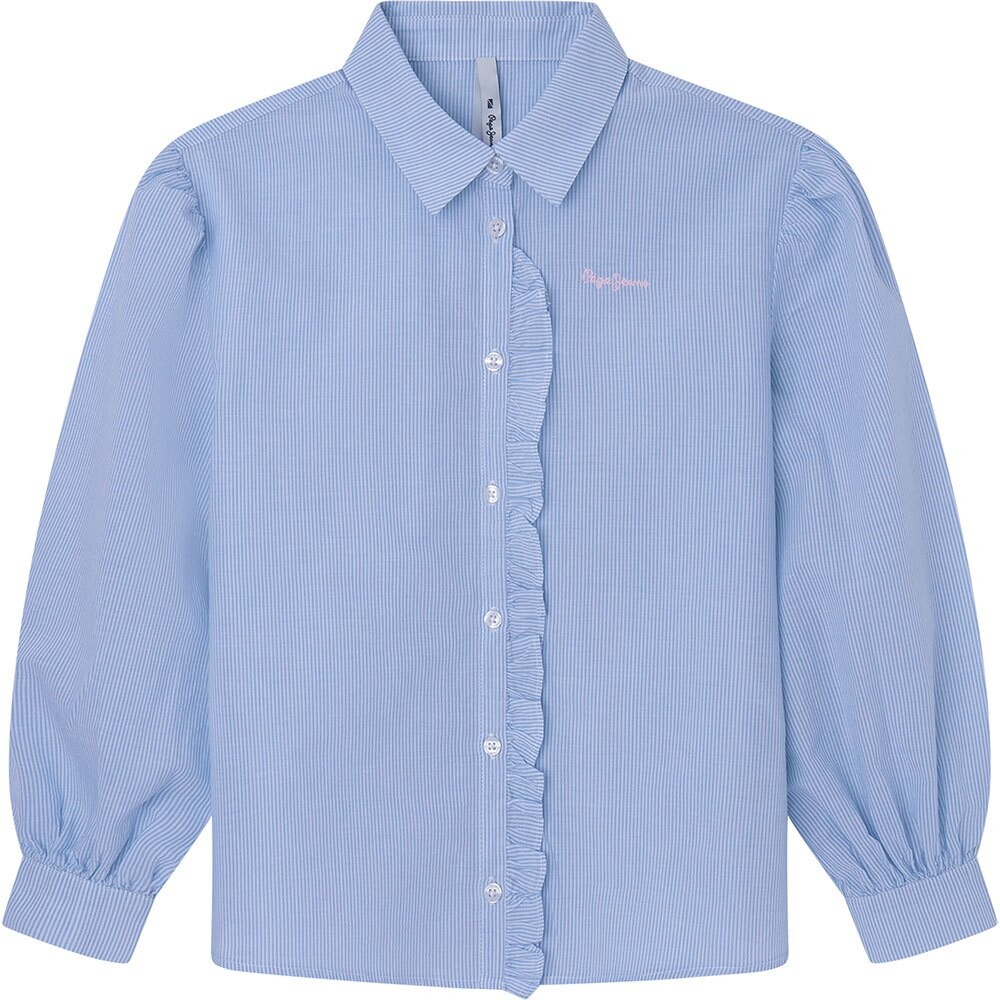 

Рубашка с длинным рукавом Pepe Jeans Saura, синий