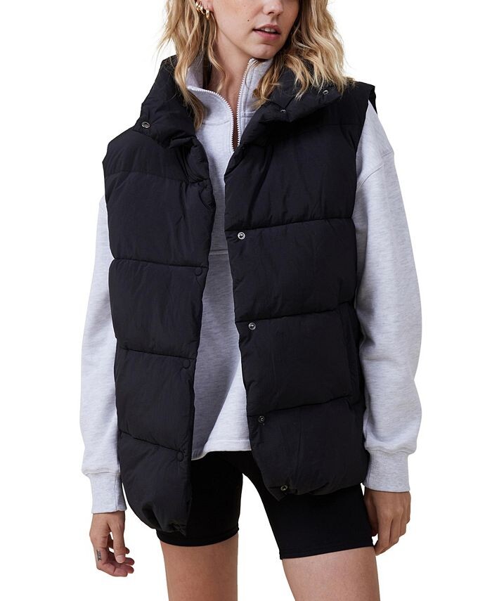 

Женская куртка The Mother Puffer Vest 2.0 COTTON ON, черный