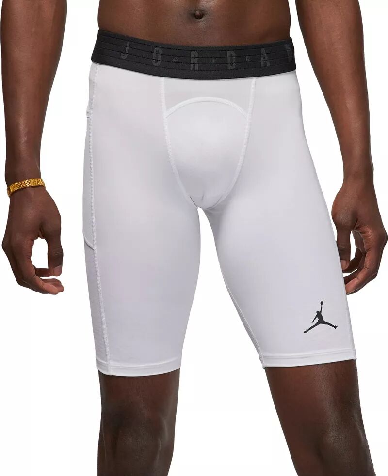 цена Мужские спортивные компрессионные шорты Jordan Dri-FIT, белый