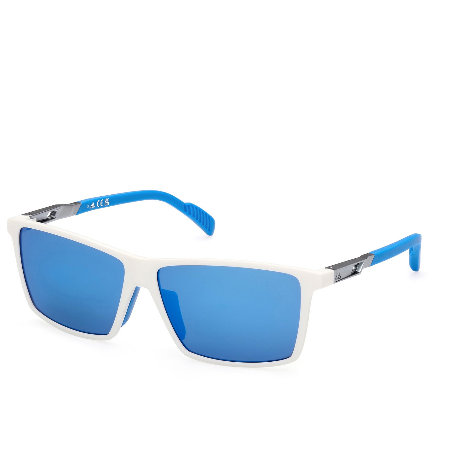 Солнцезащитные очки Adidas SP0058 Mirror Cat 3, белый солнцезащитные очки adidas sp0083 mirror cat 3 цвет crystal