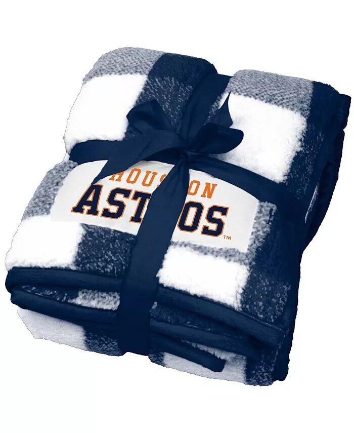 

Одеяло из морозного флиса в клетку Buffalo с логотипом Houston Astros 50 x 60 дюймов New Era, белый