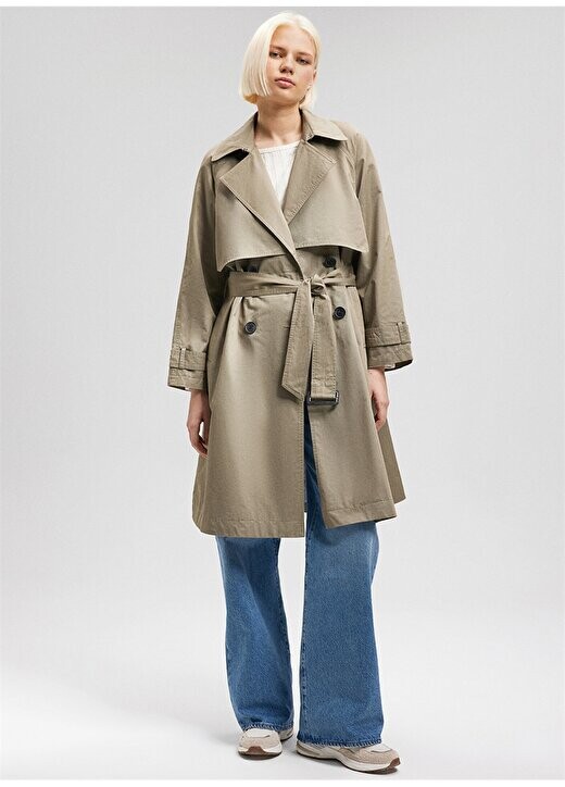 

Зеленый женский тренч M110703-71818-TRENCHCOAT Mavi, зеленый
