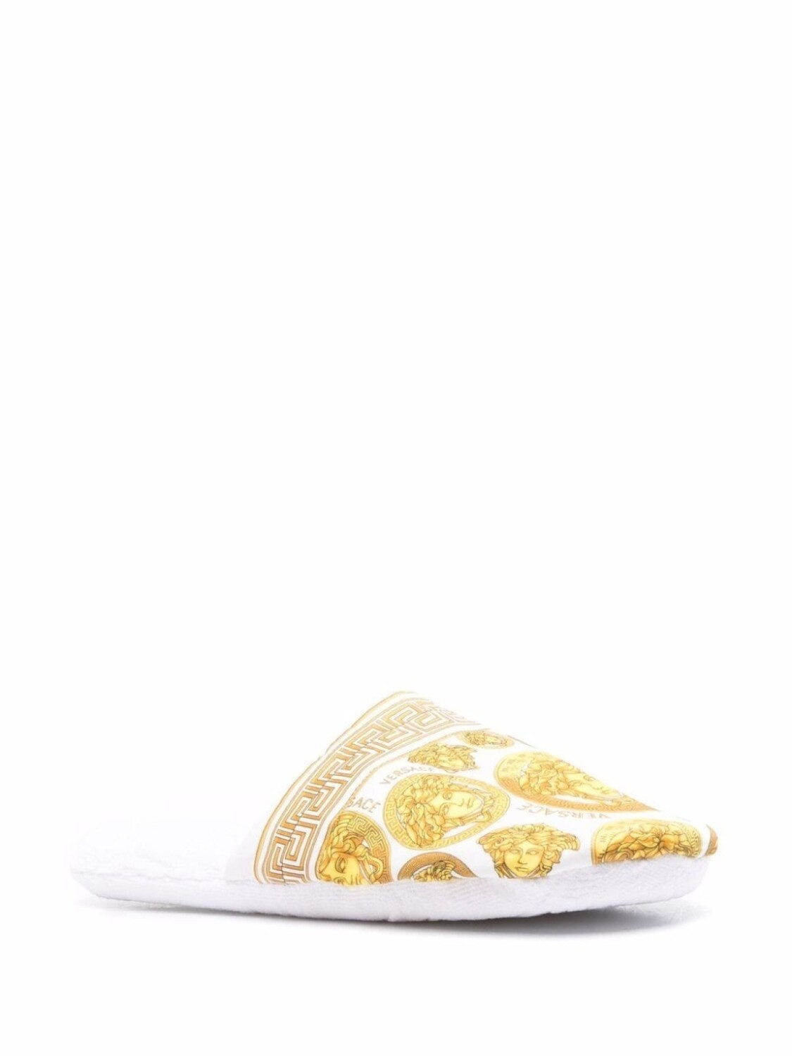 

Versace слиперы с декором Medusa Head, белый