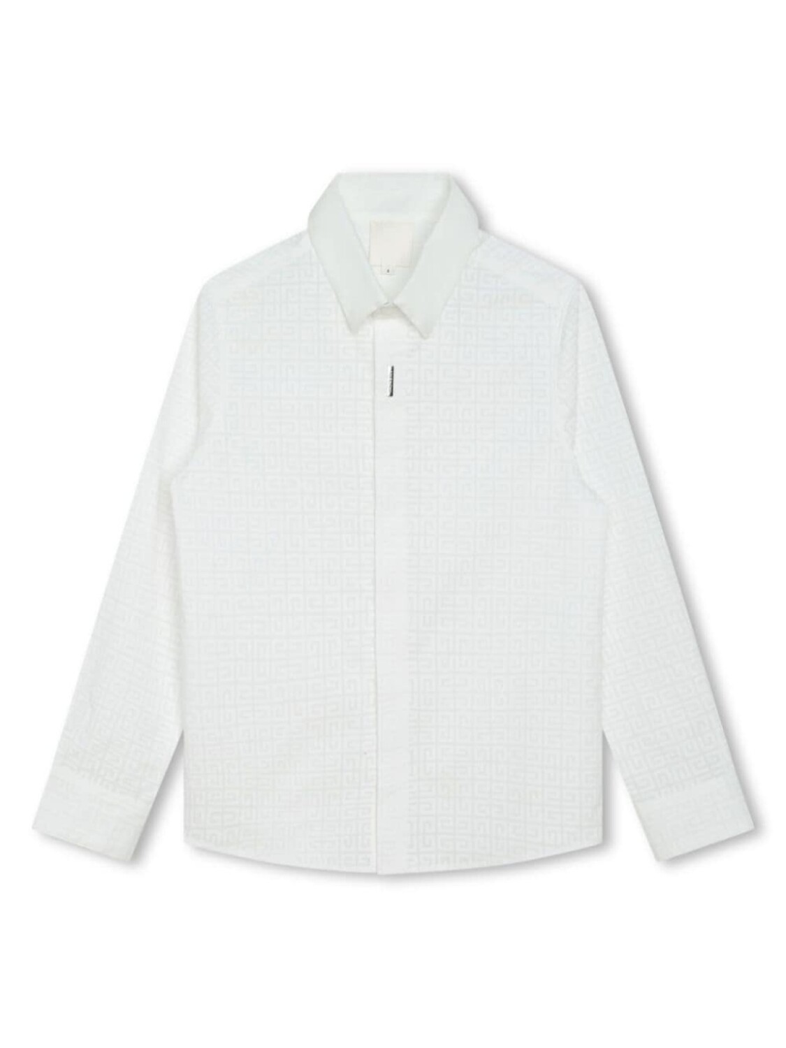 

Givenchy Kids рубашка с логотипом 4G, белый