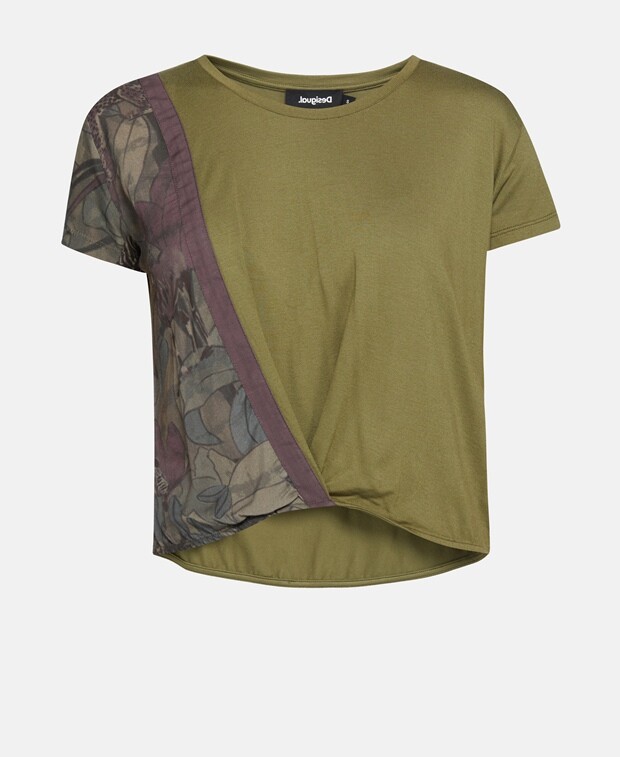 

Футболка Desigual, хаки