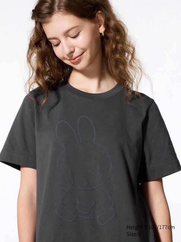 

Графическая футболка miffy's stories ut Uniqlo, серый