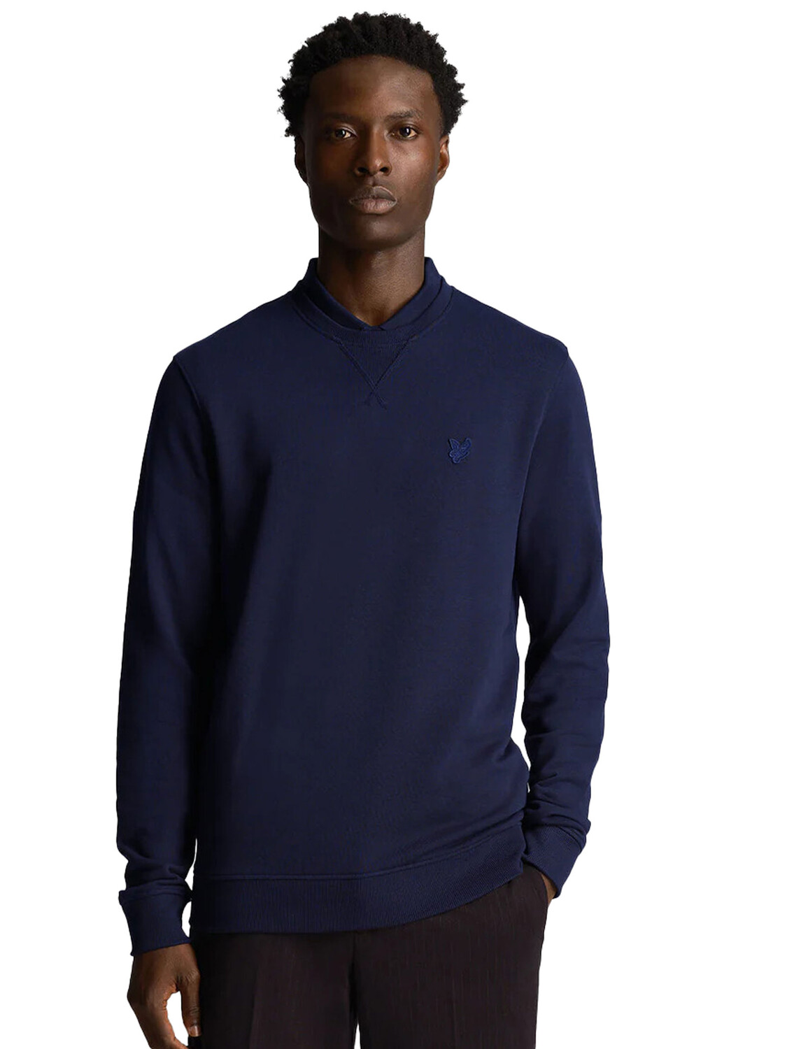 

Толстовка LYLE & SCOTT в тон с изображением орла, синий