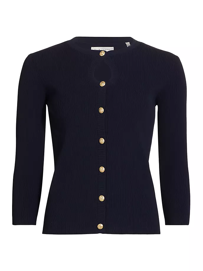 

Кардиган Mara Keyhole Elie Tahari, цвет peacoat