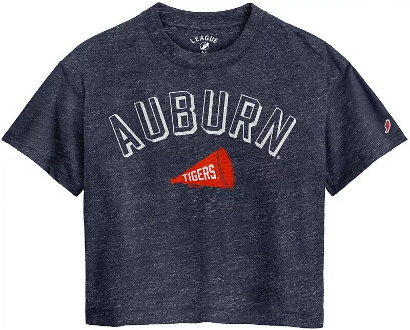 

Синяя женская футболка миди League-Legacy Auburn Tigers Intramural