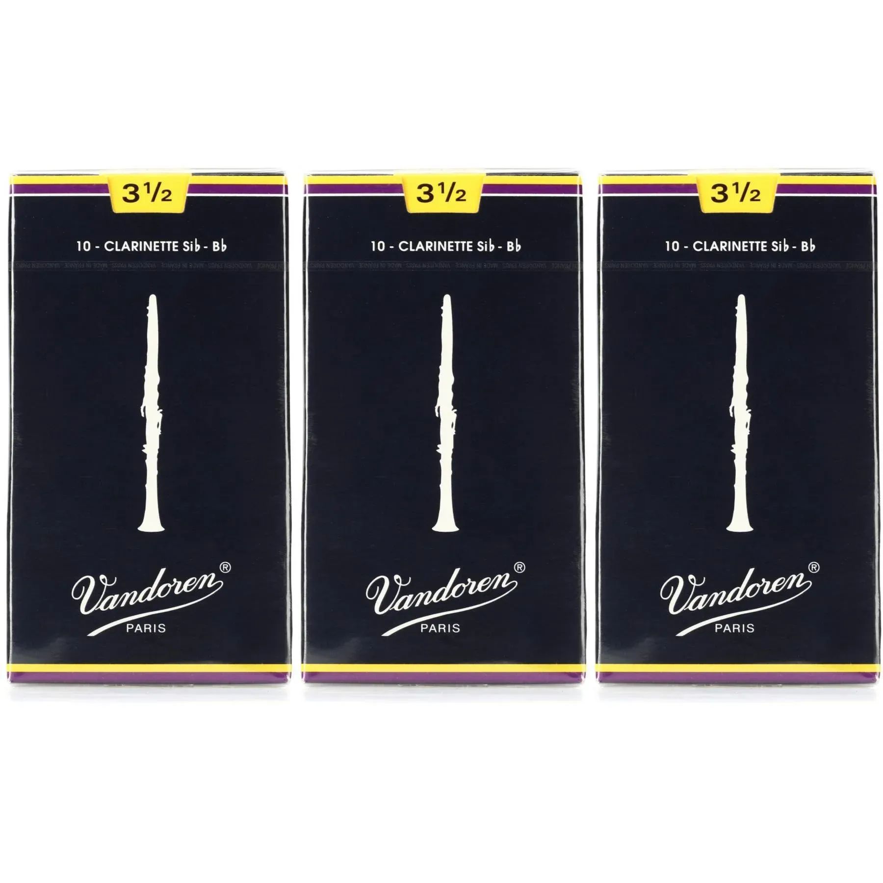 

Трость для кларнета Vandoren Traditional Bb — 3,5 (30 шт. в упаковке)