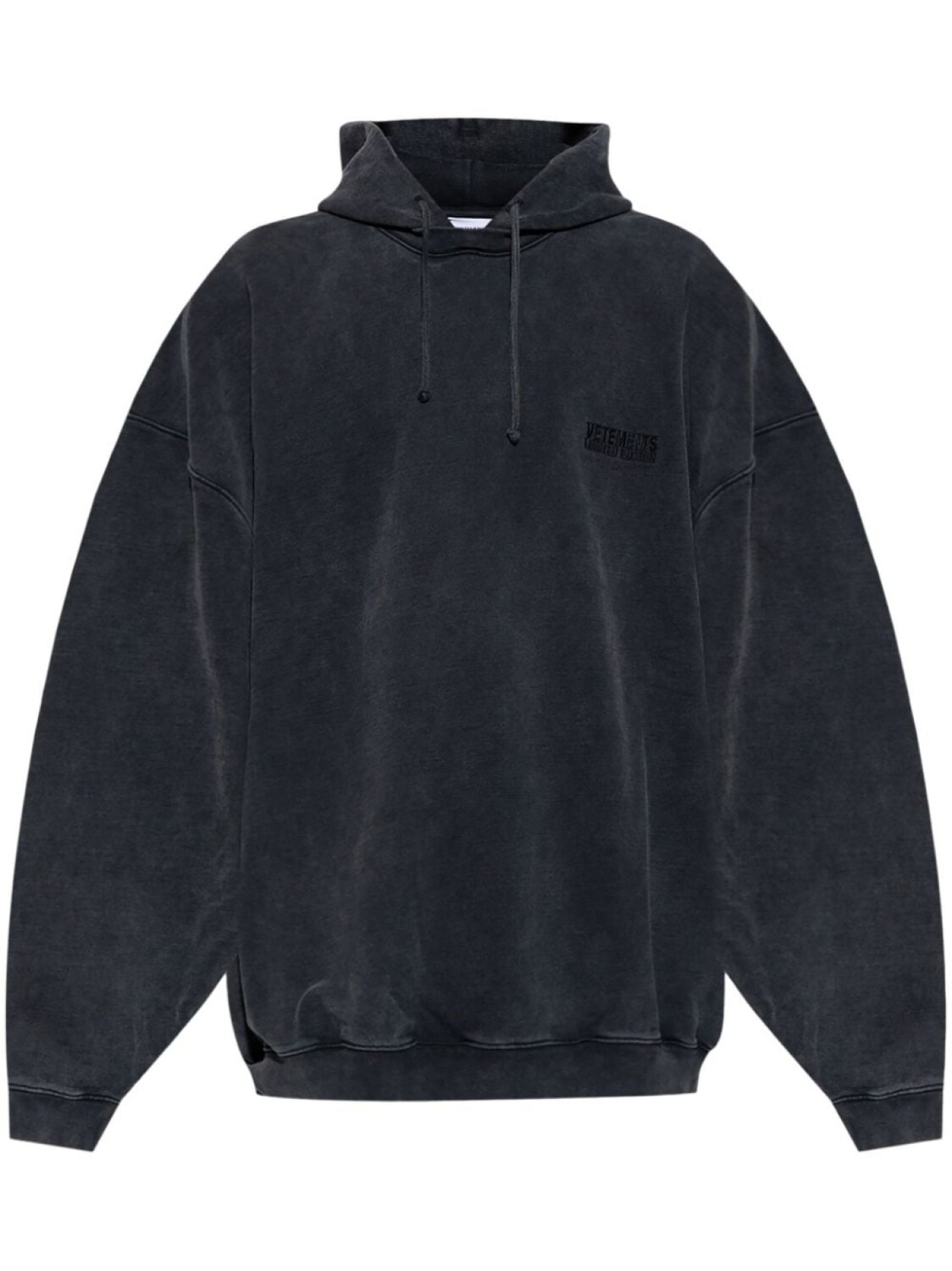 

VETEMENTS толстовка с вышитым логотипом, черный