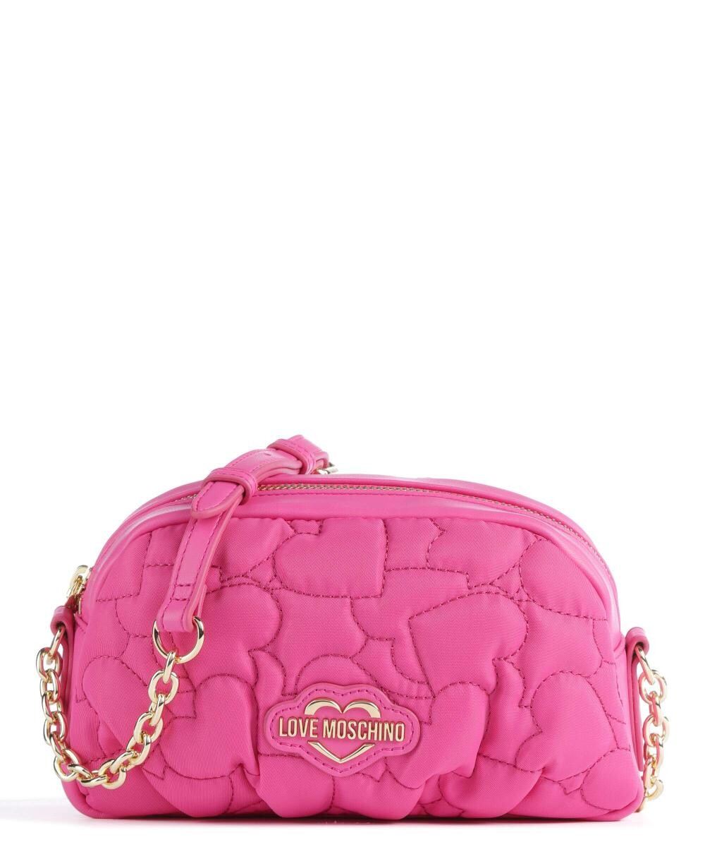 

Сумка через плечо Puffy Heart полиэстер, искусственная кожа Love Moschino, розовый