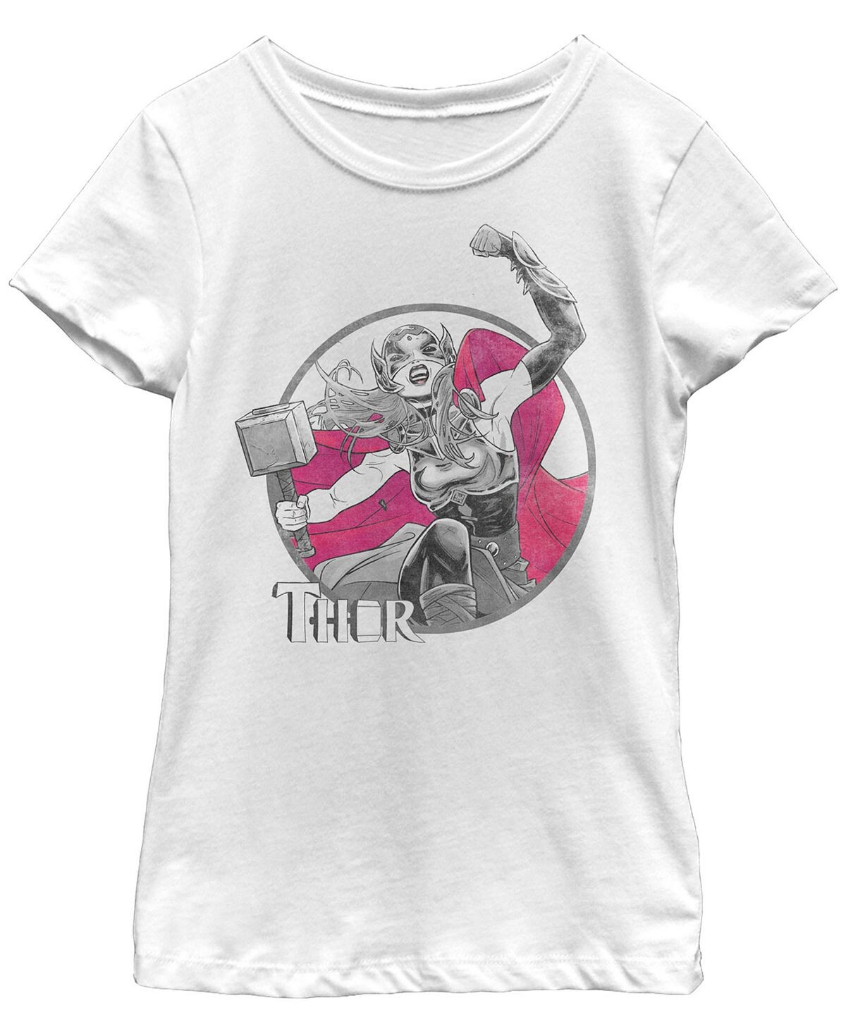 

Детская футболка Marvel Jane Foster Thor Hammer для девочек Fifth Sun