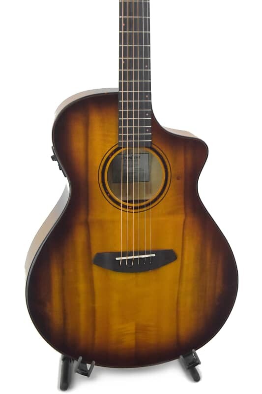 

Акустическая гитара Breedlove Pursuit Exotic S Concert CE Acoustic Guitar - Tiger's Eye - Myrtlewood / Myrtlewood