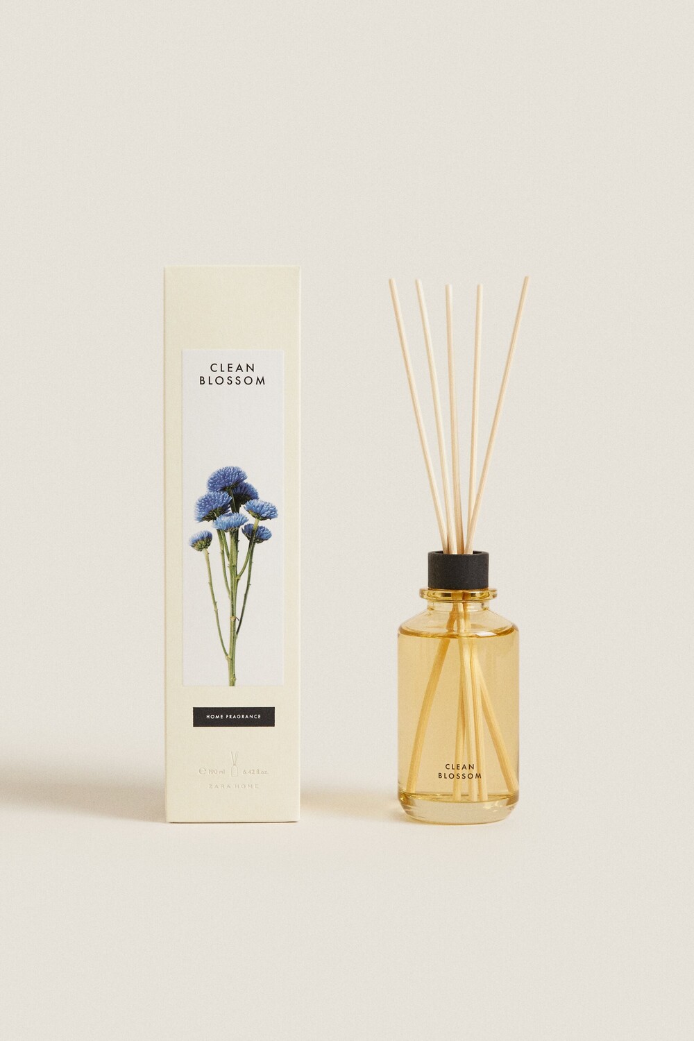 

(190 мл) clean blossom reed diffuser Zara, зеленый/белый