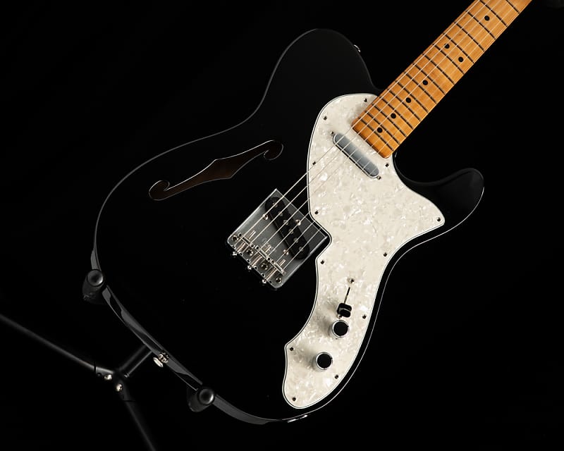 Электрогитара Fender Fender Vintera II 60s Telecaster Thinline Black электрогитара fender vintera ii 60s telecaster thinline with maple fretboard 3 color sunburst
